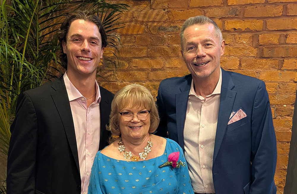 Tyler Magee (LoCo), Lynn Rasys (Dir. FCSF) & Mike Magee (LoCo)