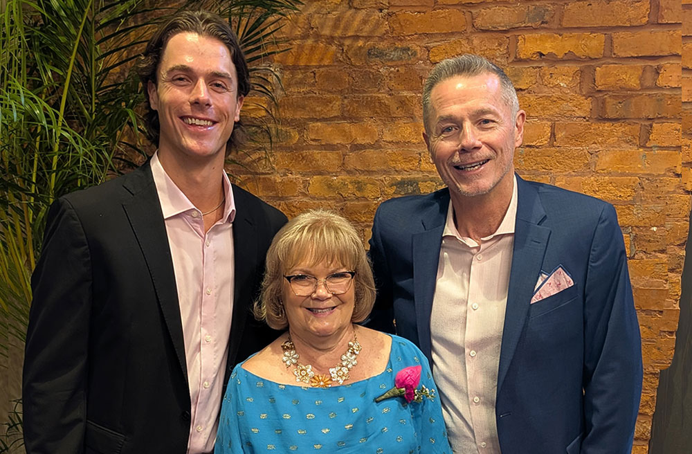 Tyler Magee (LoCo), Lynn Rasys (Dir. FCSF) & Mike Magee (LoCo)